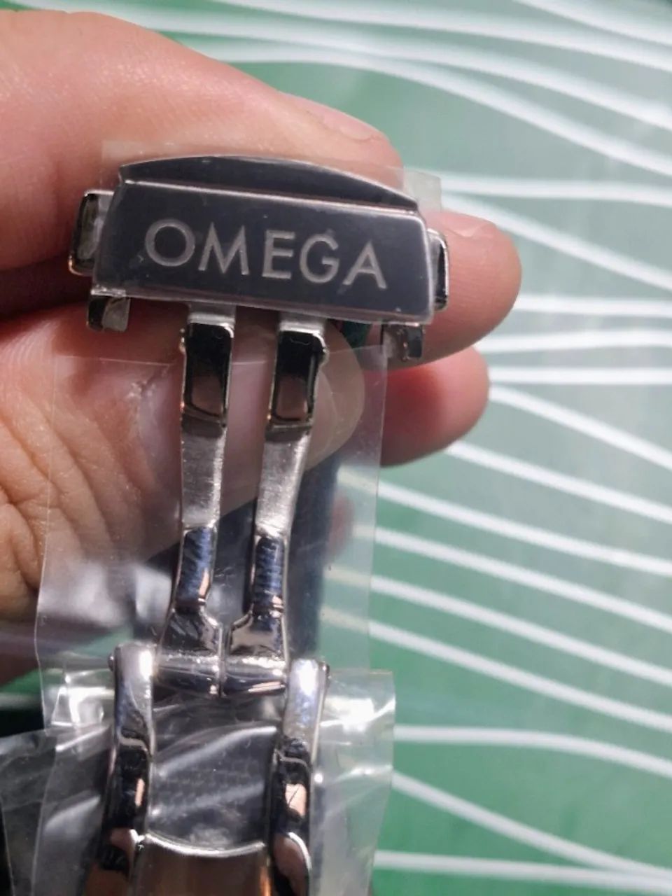 Relógio OMEGA SEAMASTER EM TITÂNIO COM PULSEIRA DE COURO - Foto 6
