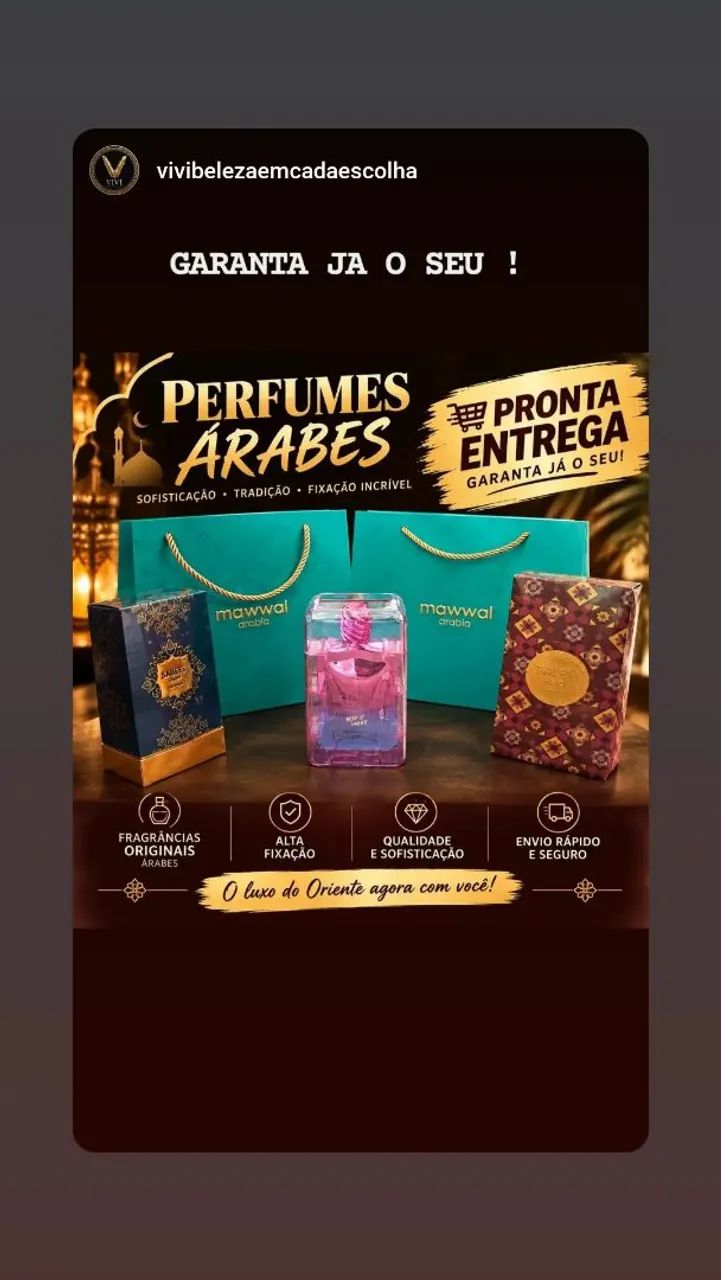 Perfumes nacionais e importados 