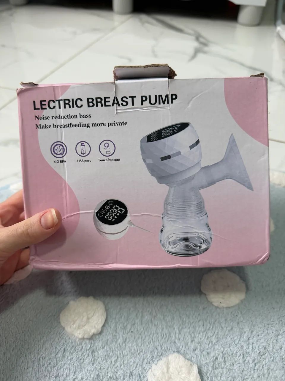 Bomba elétrica leite materno 