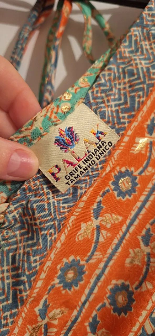 Maravilhoso Vestido Indiano - Foto 3