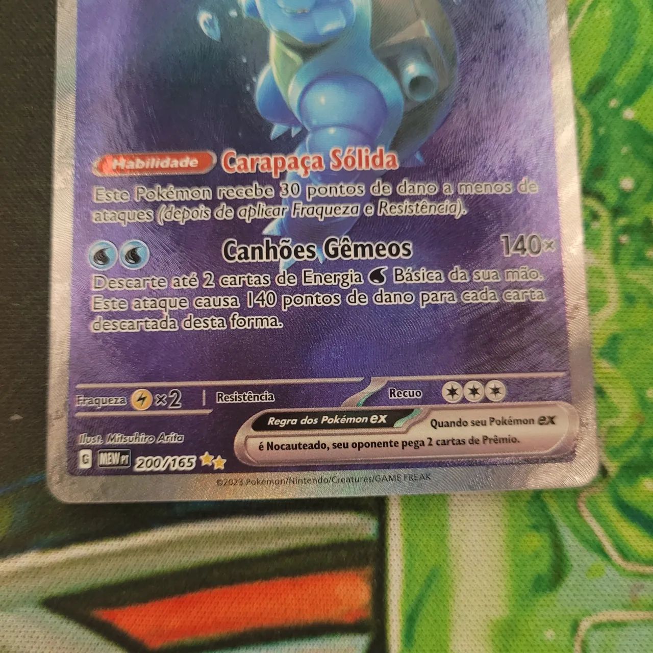 Carta pokémon- Blastoise 151 (200/165) - Foto 3