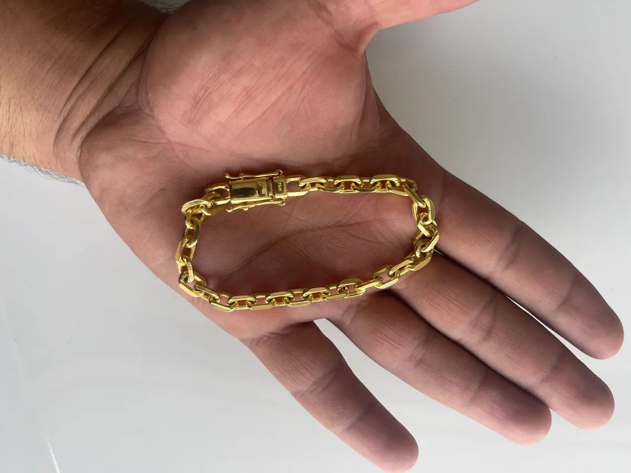 Pulseira banhada a ouro 18 k 