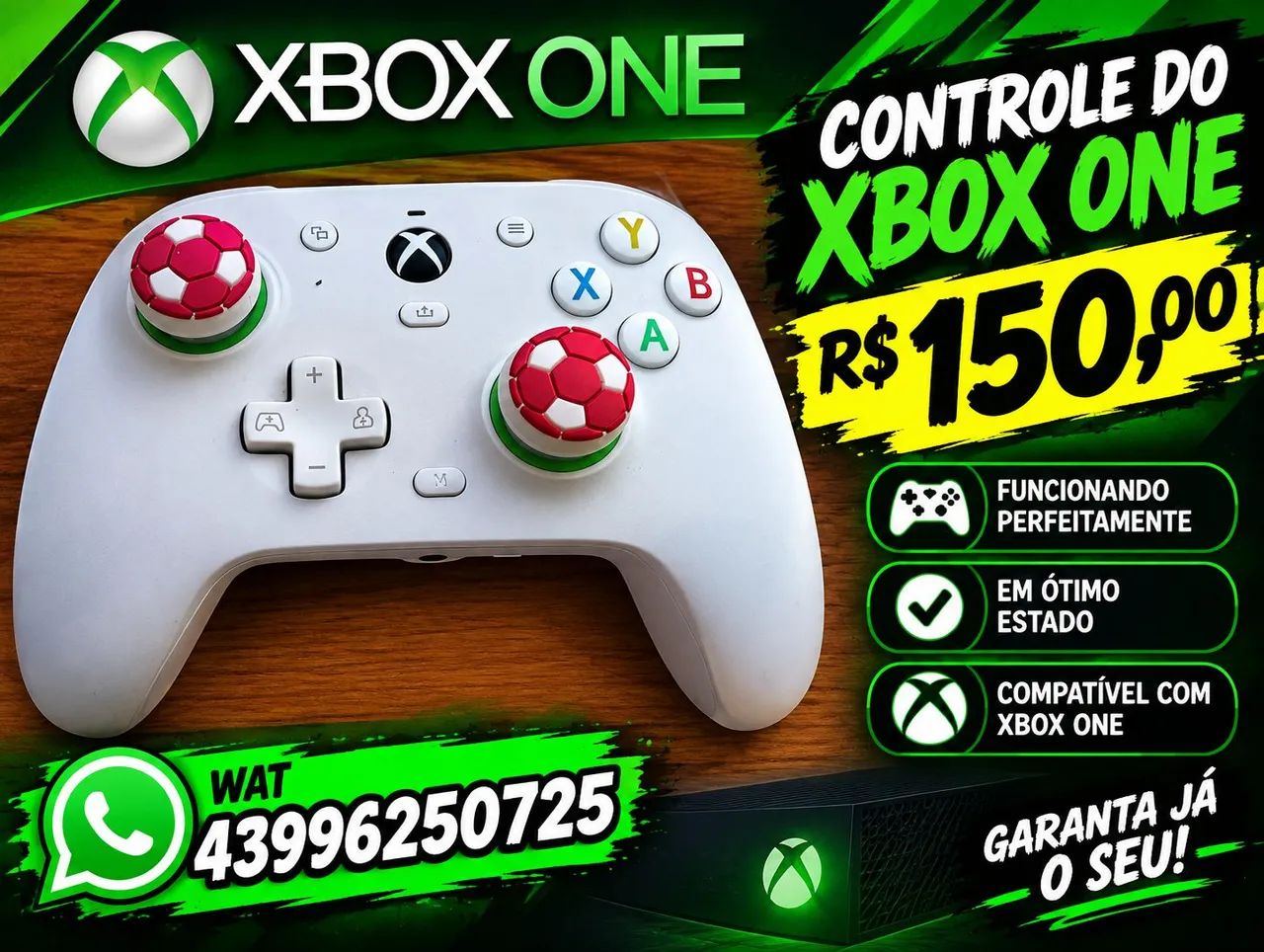 Controle do Xbox one 