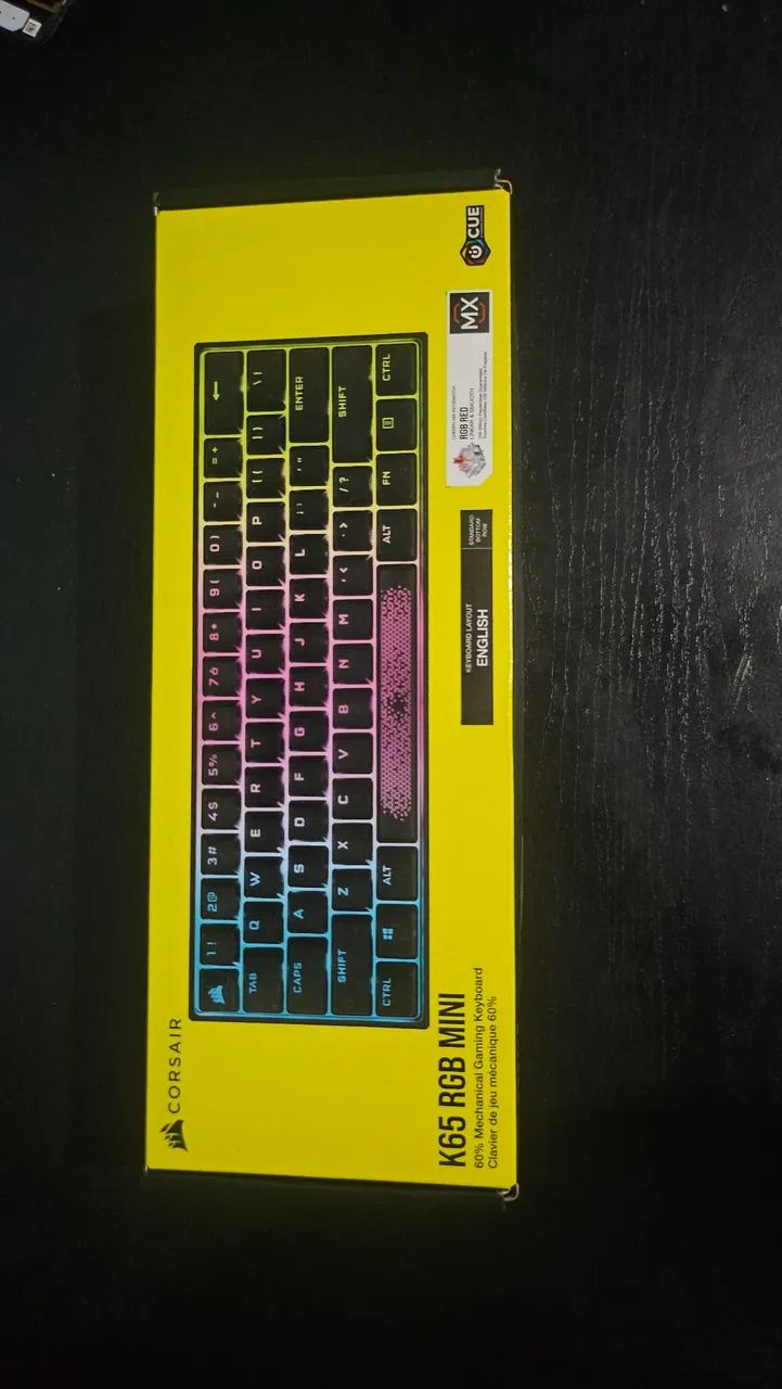 Teclado corsair k65 