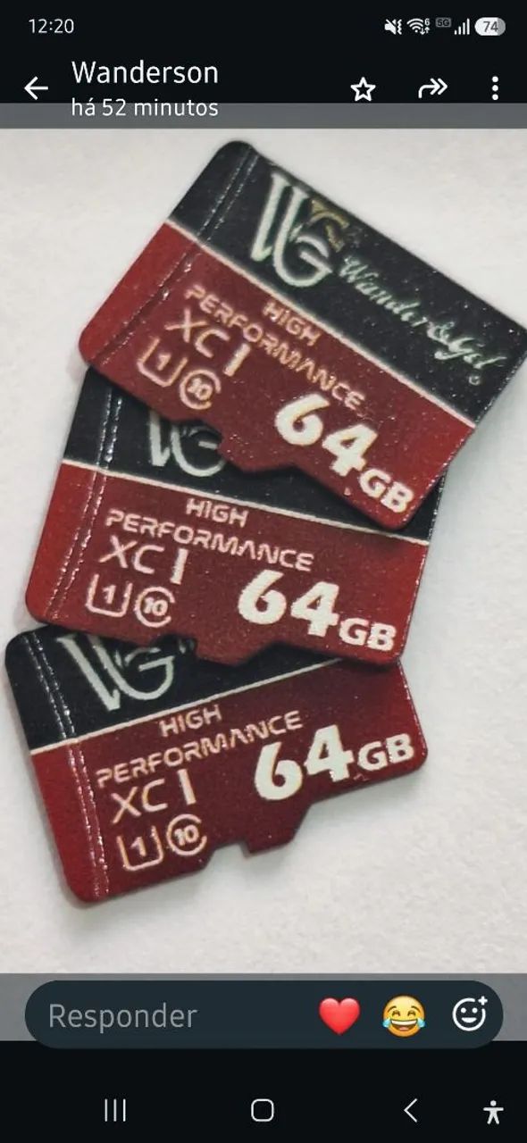 Cartão Micro SD 64gb - Foto 2