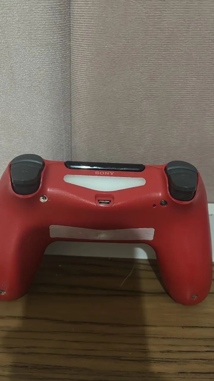 Controle PS4 Vermelho  - Foto 3