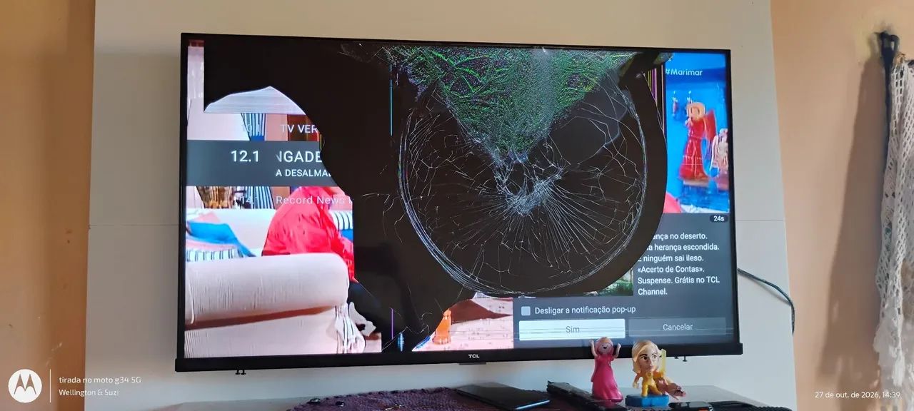 Tv 40 polegadas TCL para retirada de peças 