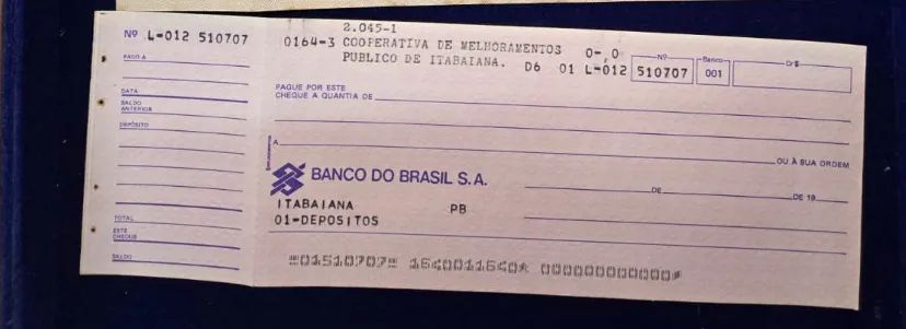 Cheques de Bancos Antigos
