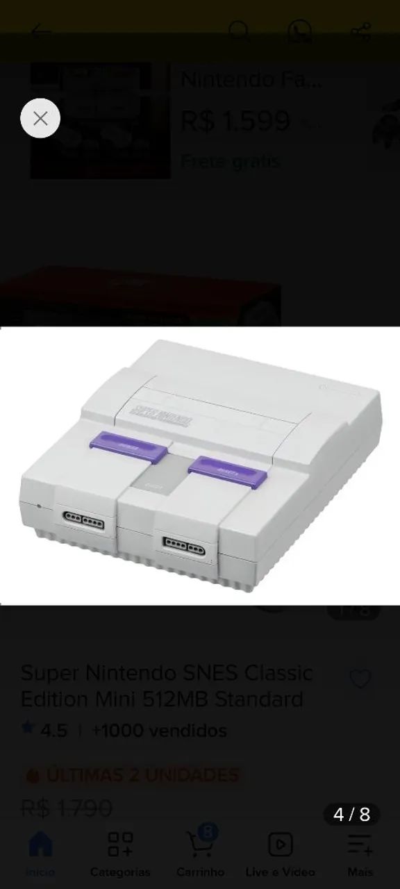 Super Nintendo classic Edition - Foto 3