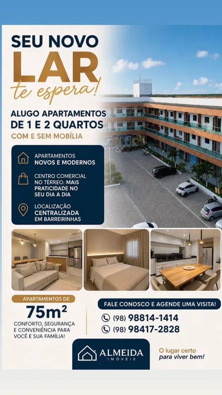Apartamento mobiliado - Barreirinhas - Foto 2