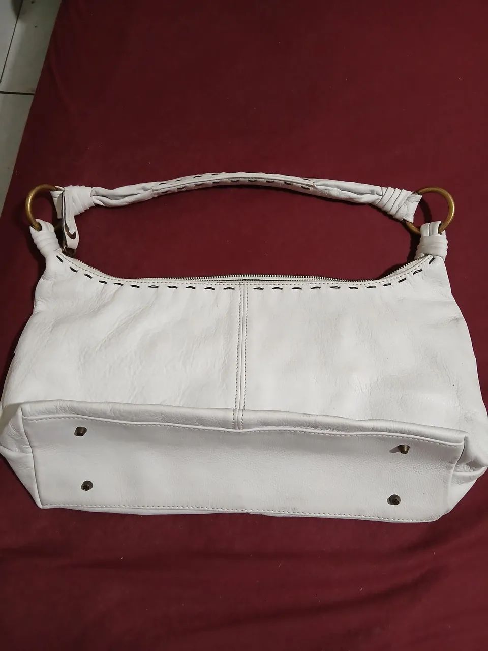 Bolsa de couro legítimo marca ZEFERINO  LARG 45CM ALT 25CM  - Foto 2