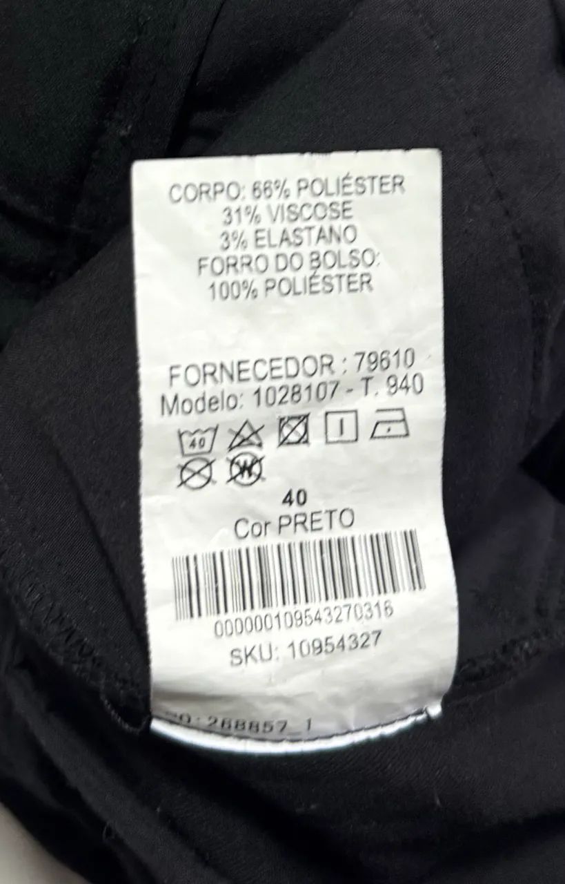 Calça alfaiataria preta  - Foto 4
