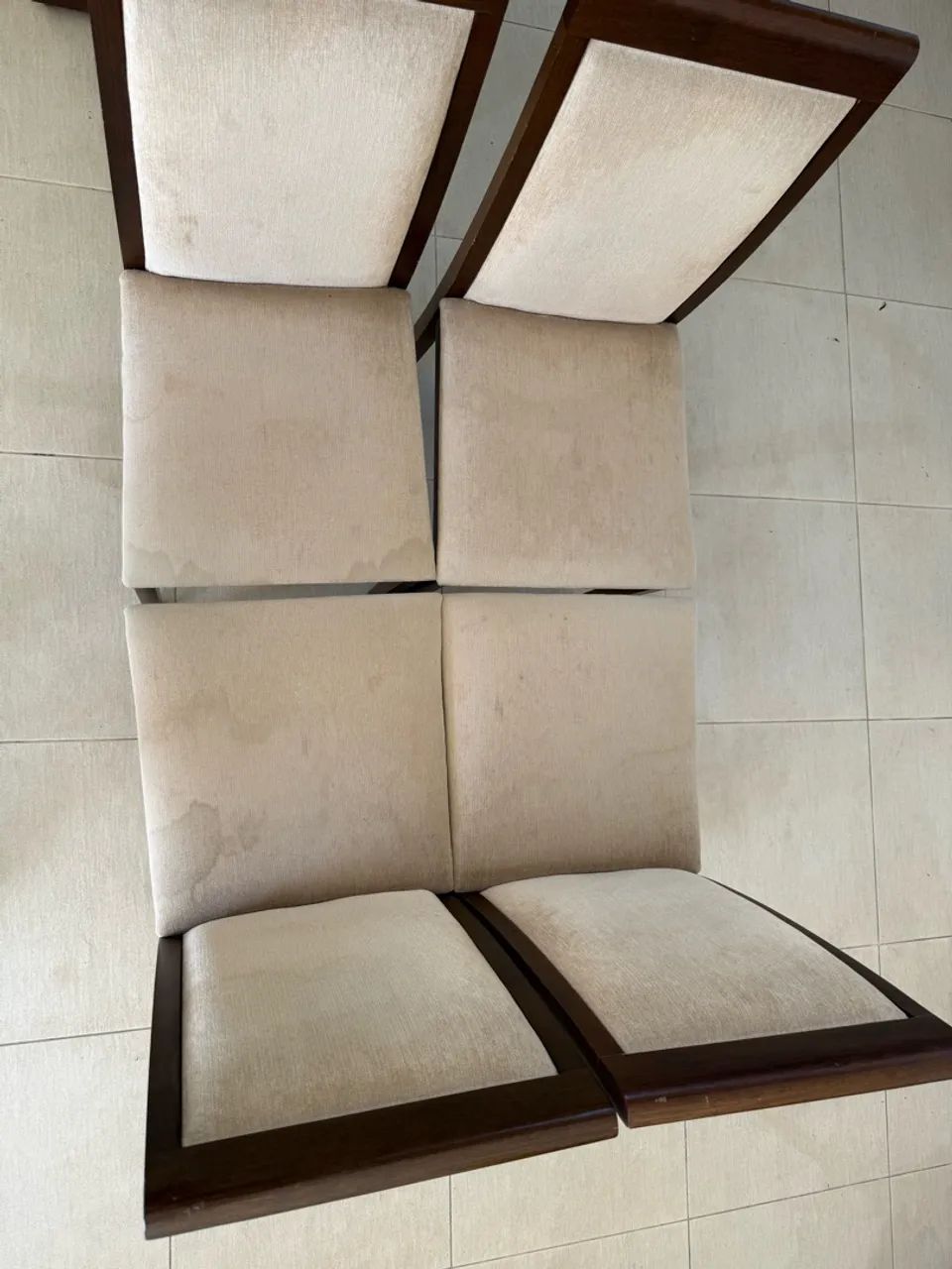 Mesa de jantar com base em madeira e tampo de video - Foto 5