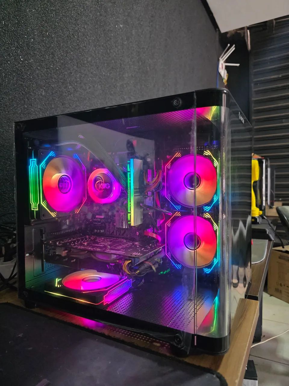 pc gamer cpu ou completo passo cartão entrego  - Foto 3