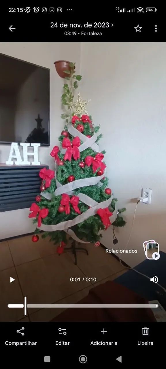 Vendo Árvore de Natal completa 