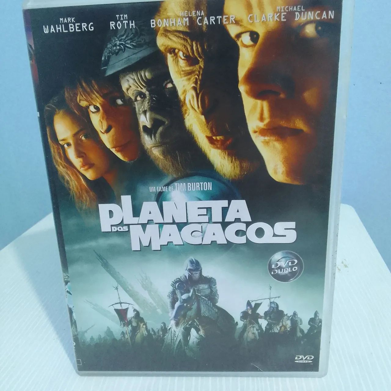 Dvd O Planeta Dos Macacos-Tim Burton-Duplo-Dublado-Perfeito - Foto 2