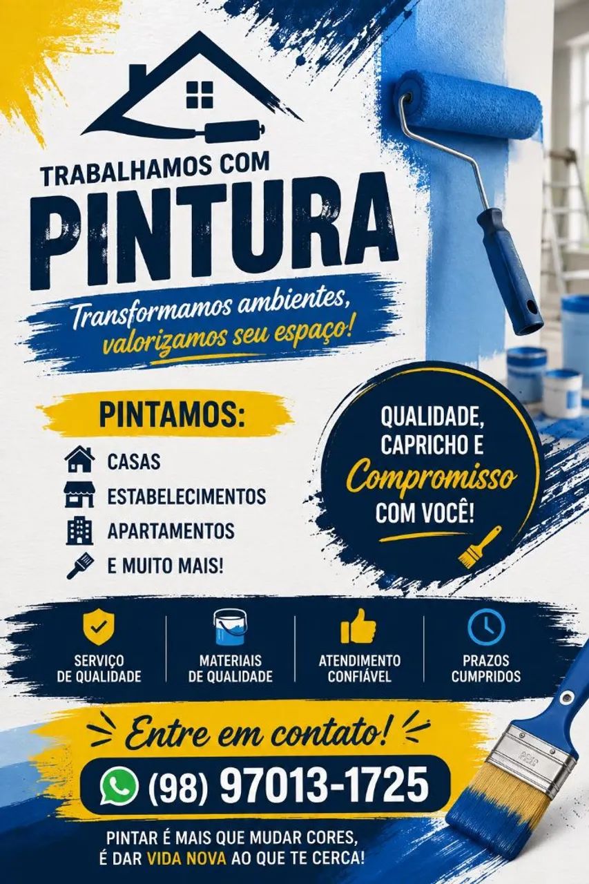 Pintura em geral,orçamento grátis