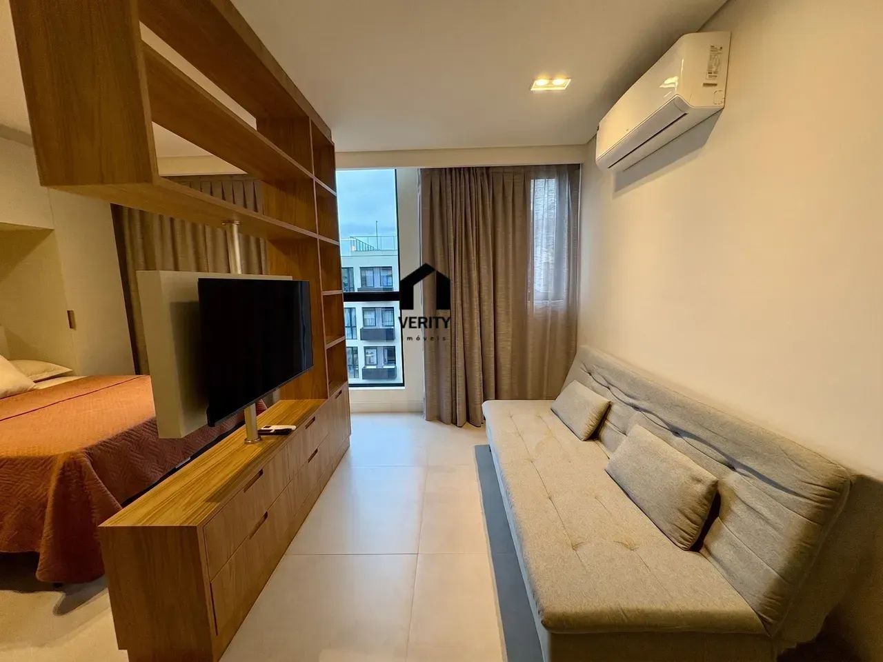 Studio Mobiliado no Viva Trindade | Andar Alto | Próximo à UFSC - Foto 3