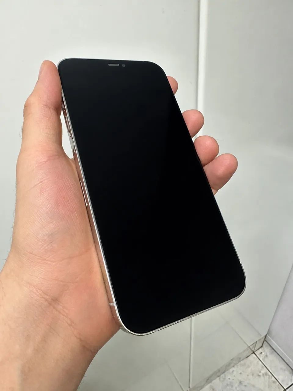 iPhone 12 Pro Max com detalhes