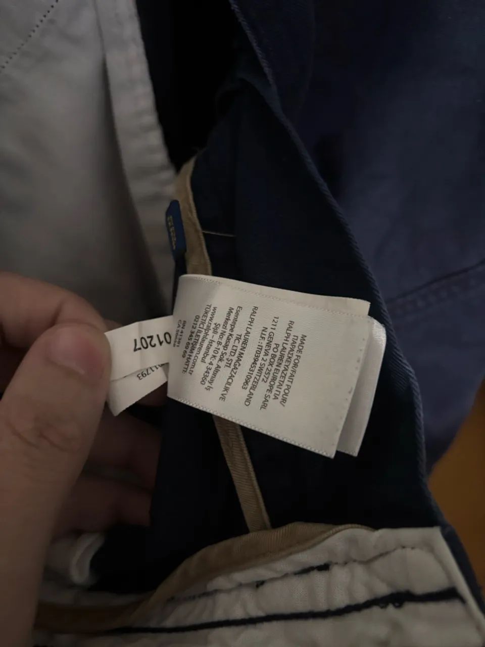 bermuda cargo polo ralph lauren azul-marinho M - Foto 4