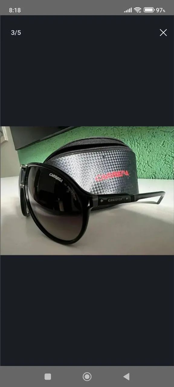 Vendo óculos CARRERA... ORIGINAL....AC.TROCAS - Foto 3