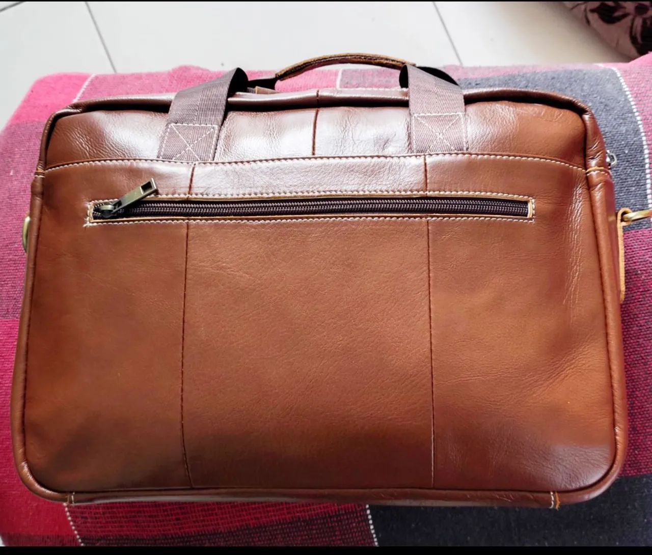 Bolsa para notebook em couro legítimo  - Foto 2