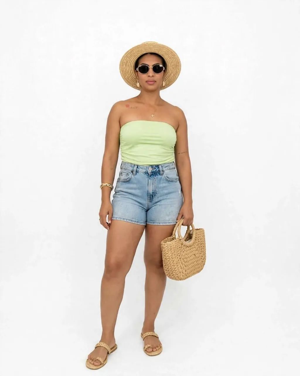 Blusa sem alça veste até 44 - Foto 4