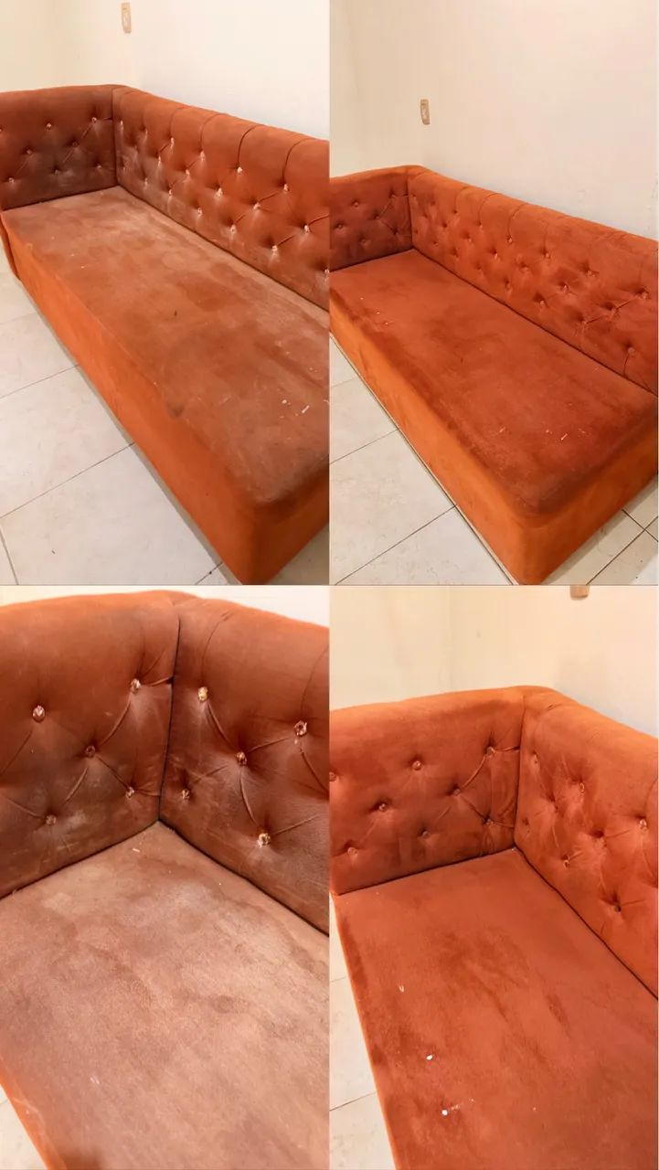 Limpeza de estofados em geral