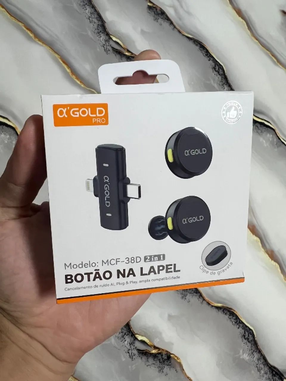2 Microfone de lapela para Android e iPhone - Foto 2