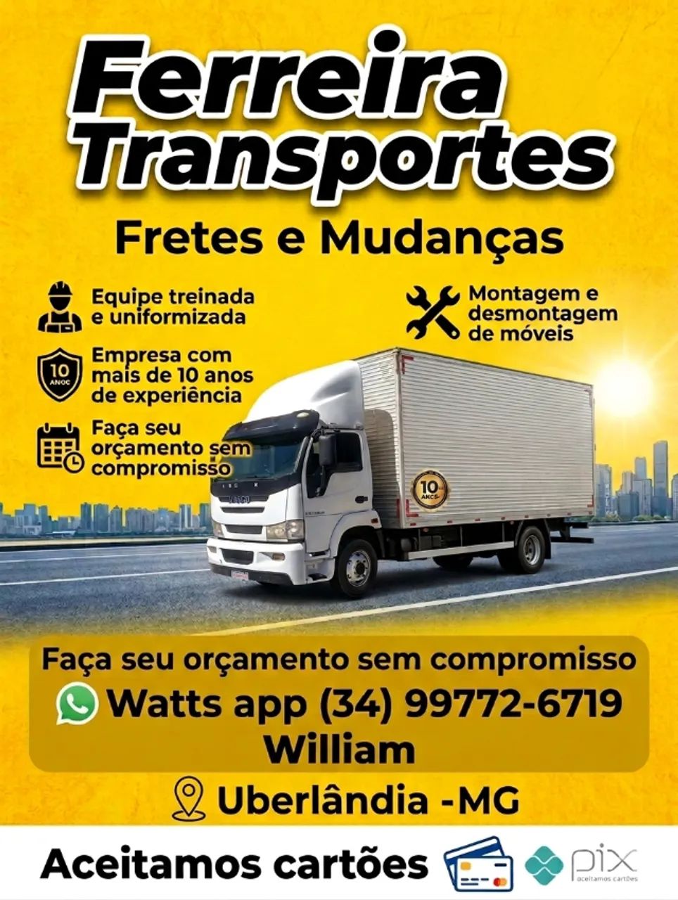 Fretes e Mudanças - caminhão baú  - Foto 4
