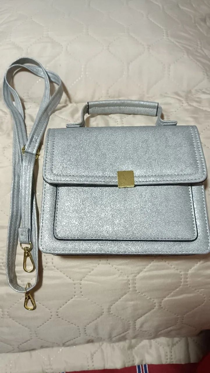 Bolsa de festa prata 