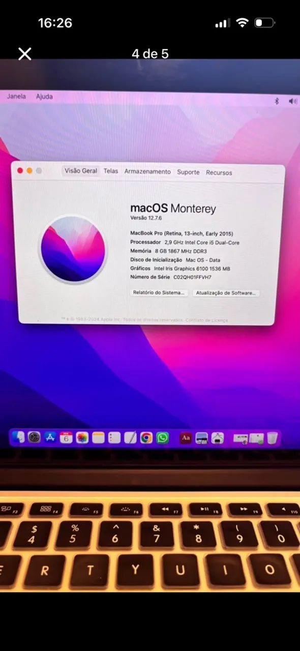 Macbook pro 2015 - Foto 2