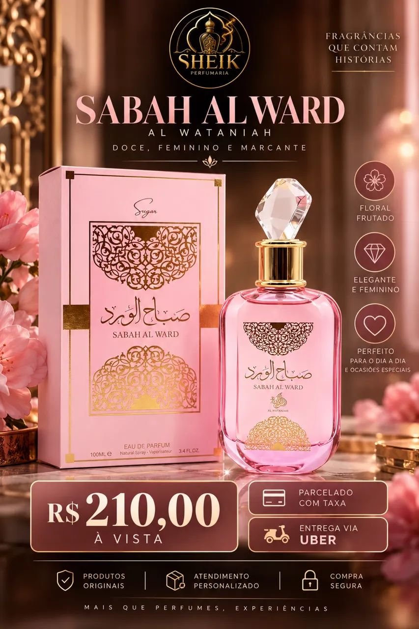 Perfumes árabes Femininos 