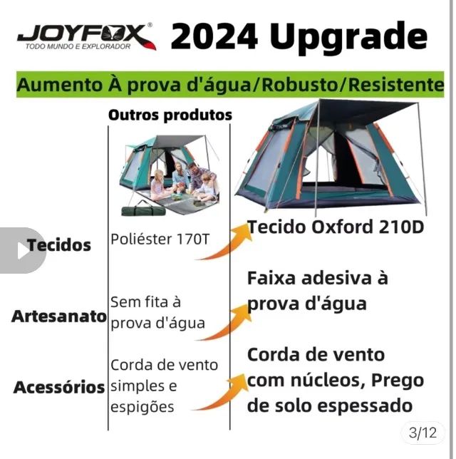 Barraca de camping NOVA - Foto 2