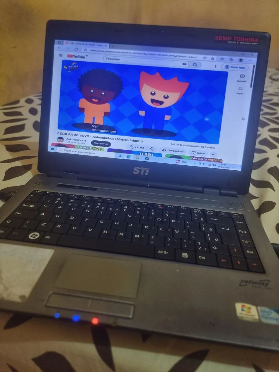 Notebook STI Funcionando tudo  - Foto 2