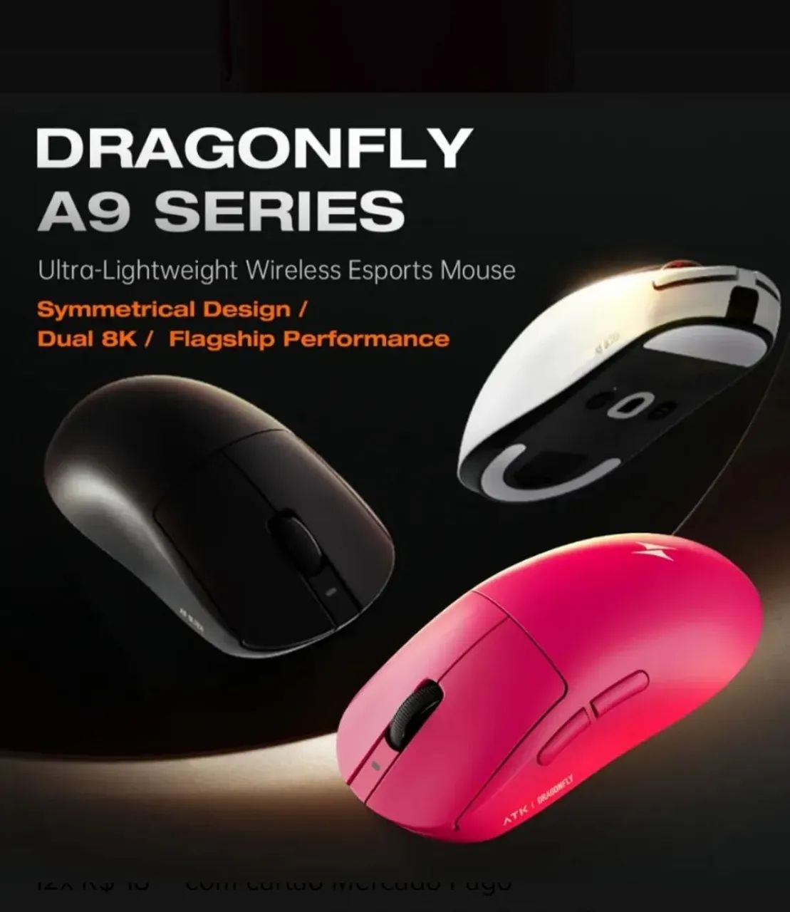 Mouse ATK A9 PLUS - LACRADO - Foto 4