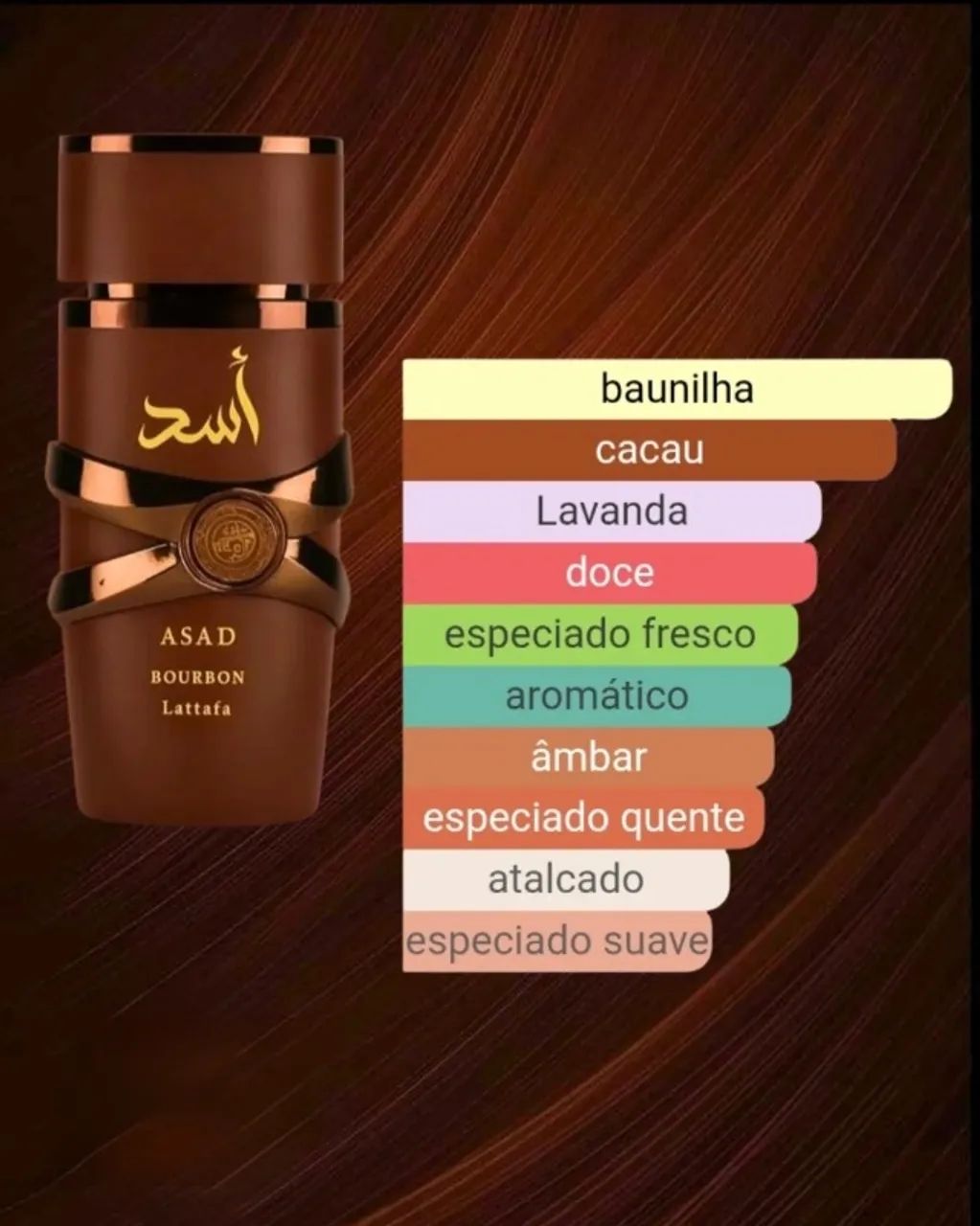 PERFUME ÁRABE ASAD BOURBON LATAFA - 100ML - Foto 5