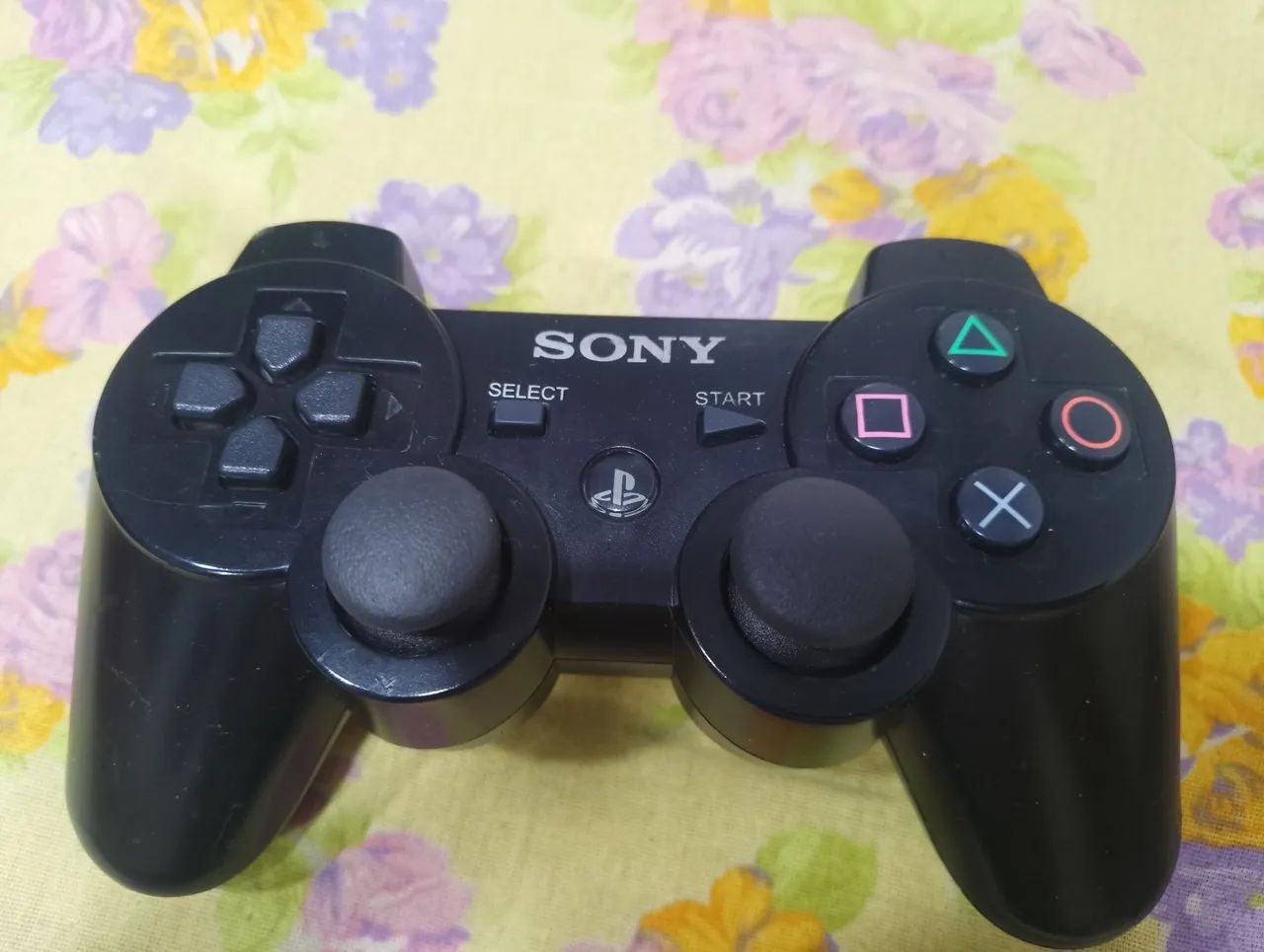 Controle ps3 Sixaxis translúcido 