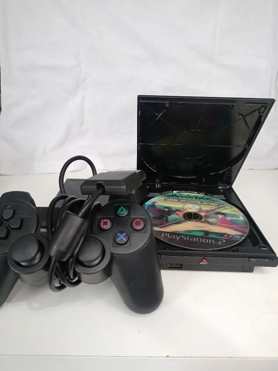 PS2 funcionando + 2 controles e cabos - Foto 4
