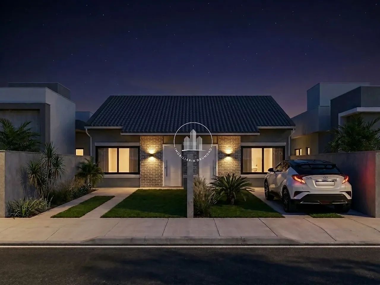 Casa geminada 2 dormitórios com suíte em Forquilhas - EST - Foto 3