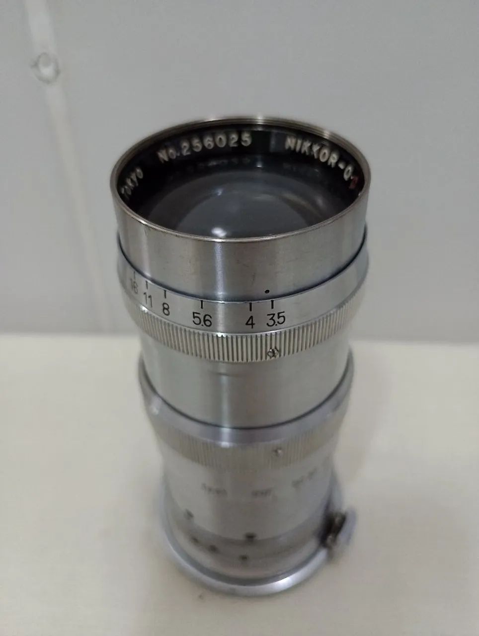 Lente nikkor 1:3.5 F=13.5 cm Nippon kogaru