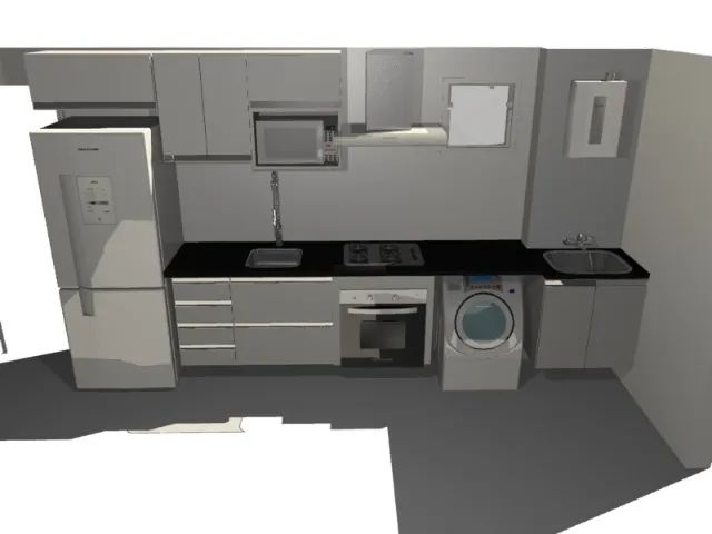 Fabricação de Móveis planejados com bancada de Granitos