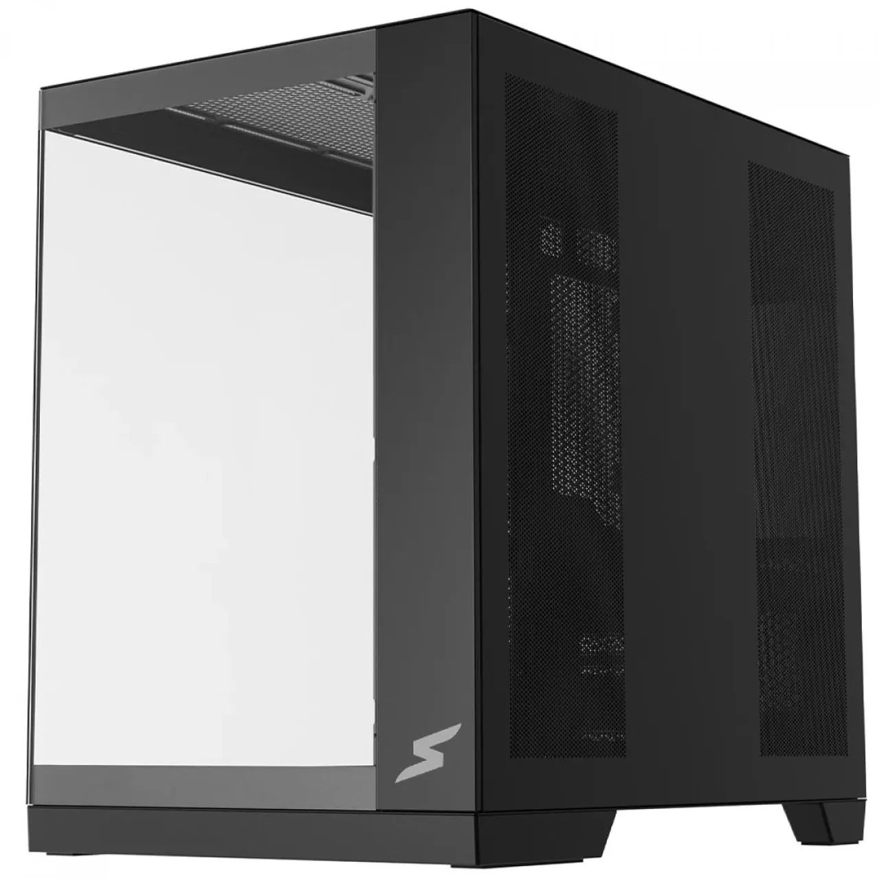 Gabinete SuperFrame Vhagar, Mid Tower, Vidro Temperado, ATX, Preto, Sem Fan CAIXA ABERTA - Foto 4