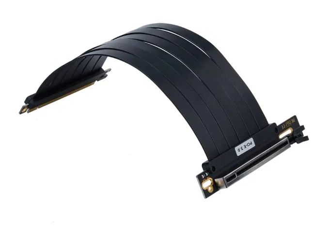Cabo Extensor Riser pci express 3.0 x16 Preto/Branco 20cm - Foto 4