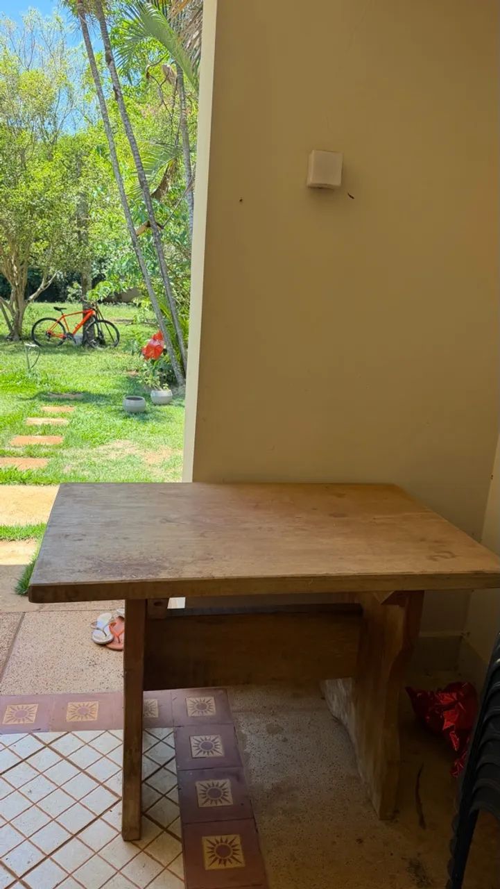 MESA DE MADEIRA MACIÇA  - Foto 4