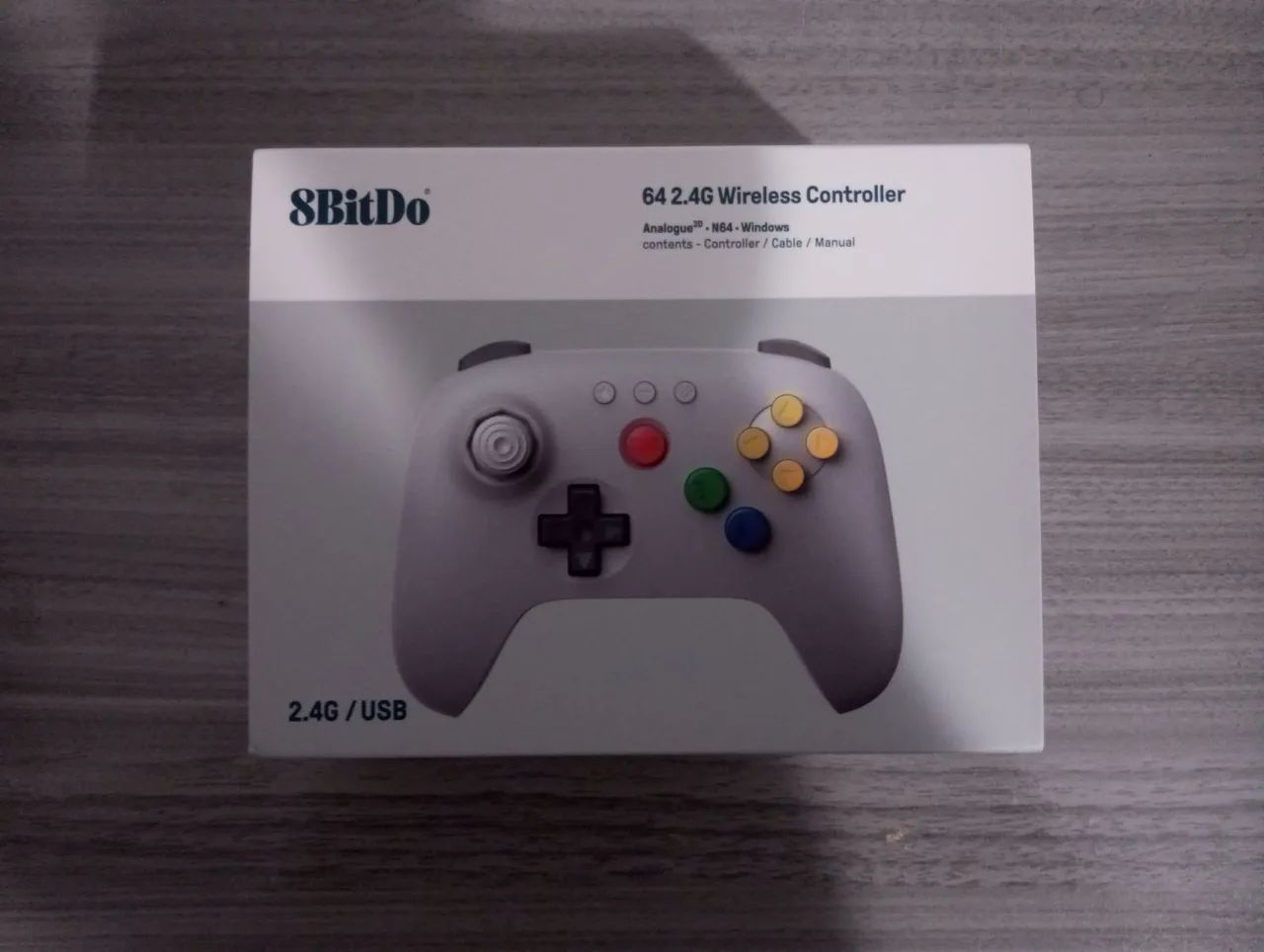 Controle 8bitdo 64 2.4g (c/dongle) - Foto 4