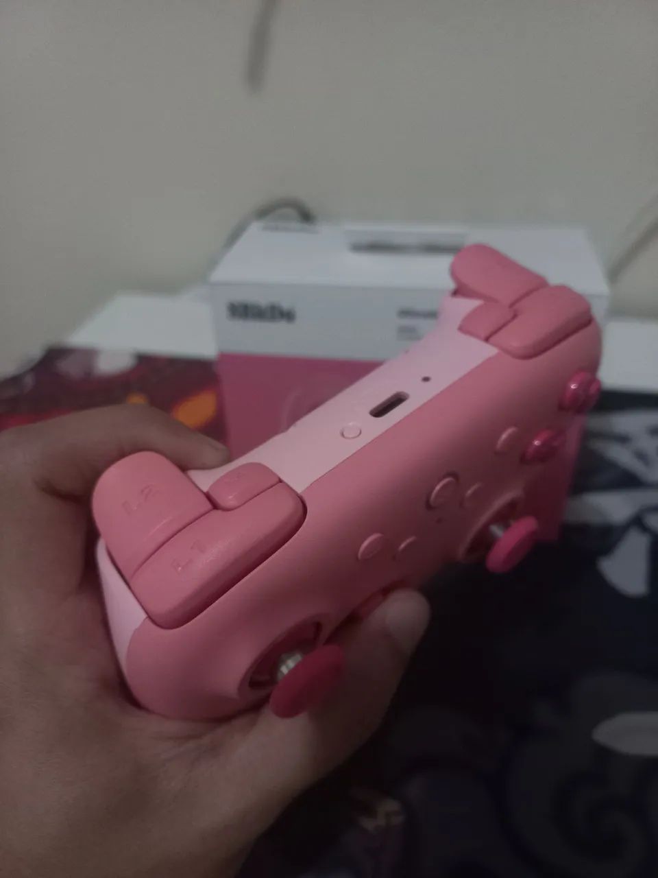 Controle 8BitDo bluetooth rosa (novo) - Foto 3