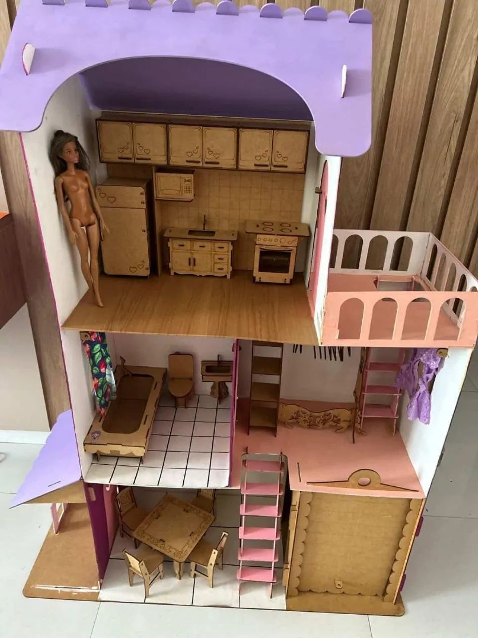 Casa de boneca de mdf - Foto 2