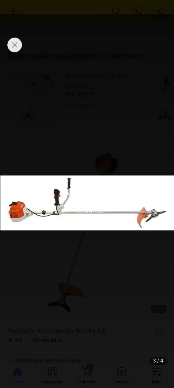 Roçadeira Stihl Fs290 - Foto 3
