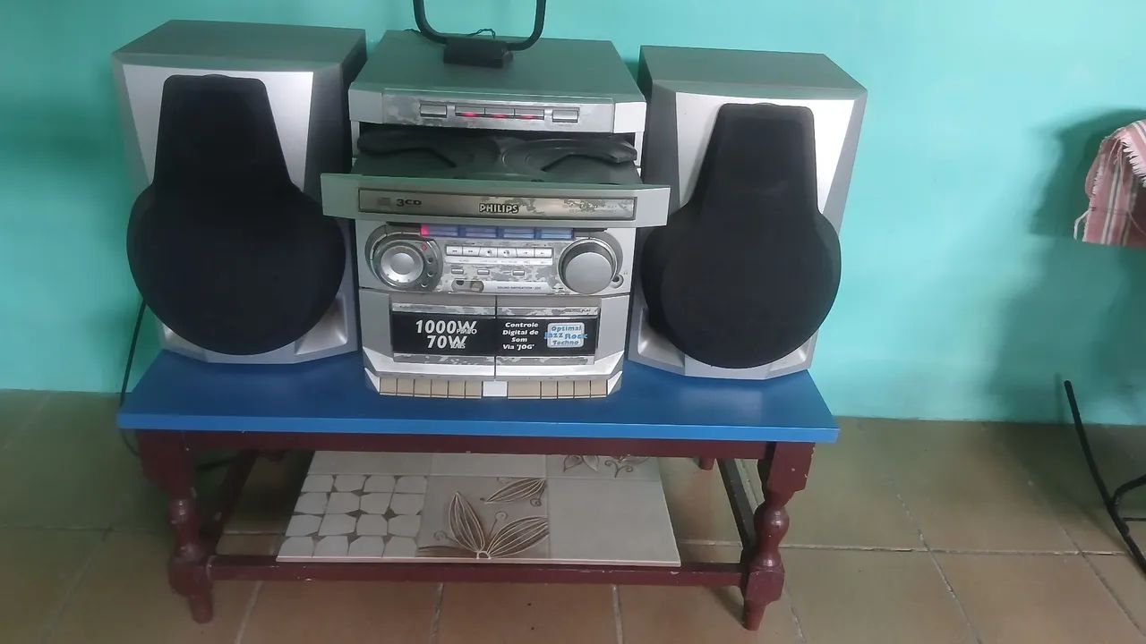 Som com Bancada e Coleção de CD's - Foto 3